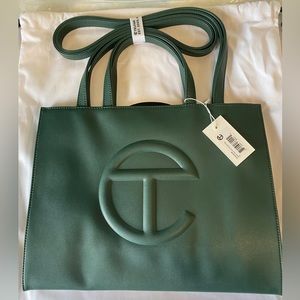 TELFAR Medium Dark Olive Shopping Bag